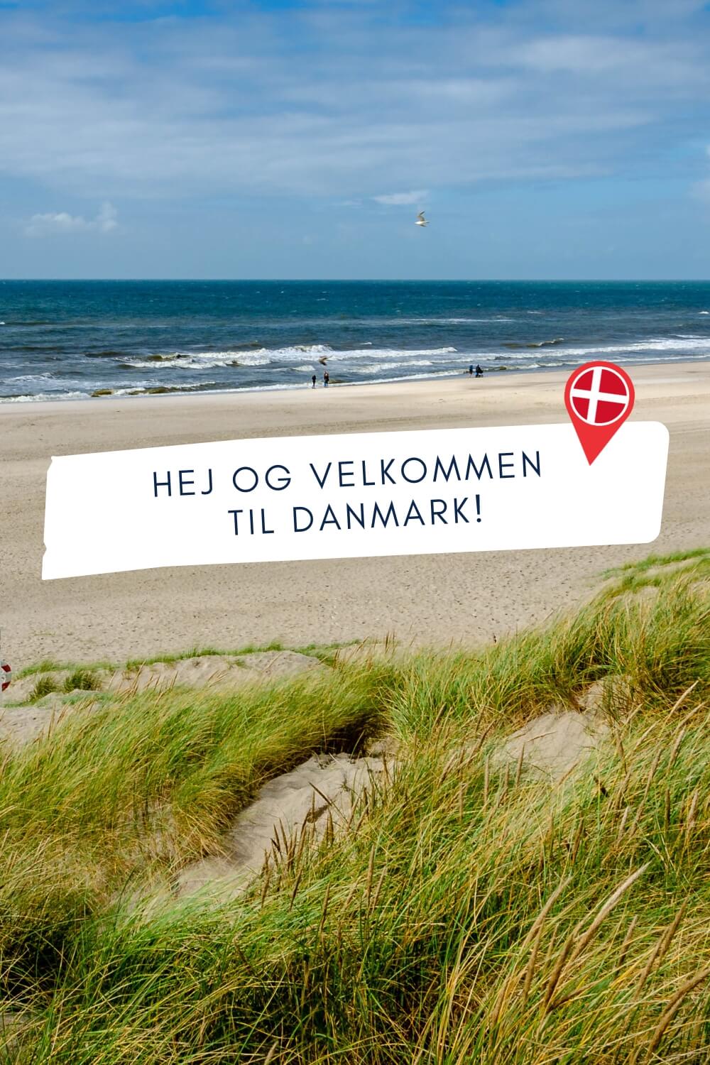 Ankommen in Dänemark: Strand