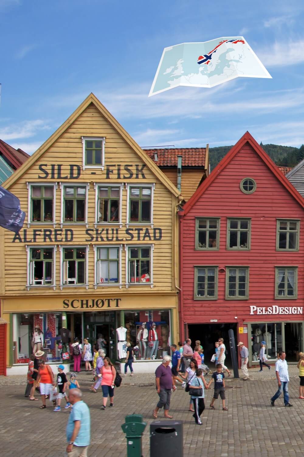 Jobsuche: Norwegische Hafenstadt mit Geschäften